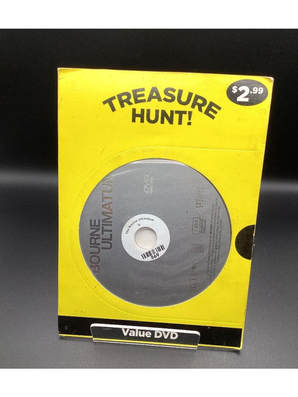 The Bourne Ultimatum (DVD, 2007) Disc Only, in Treasure Hunt Case Matt Damon